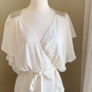 Erin Fetherston Wedding dress white ivory wrap